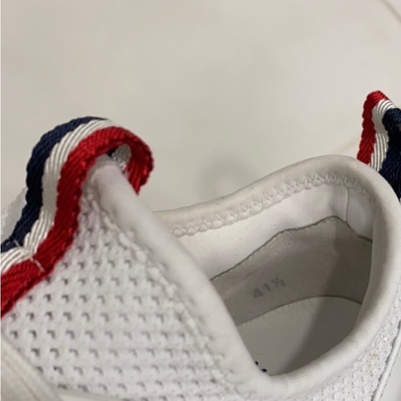 Moncler White Meline mess low top trainers - Picture 7 of 8
